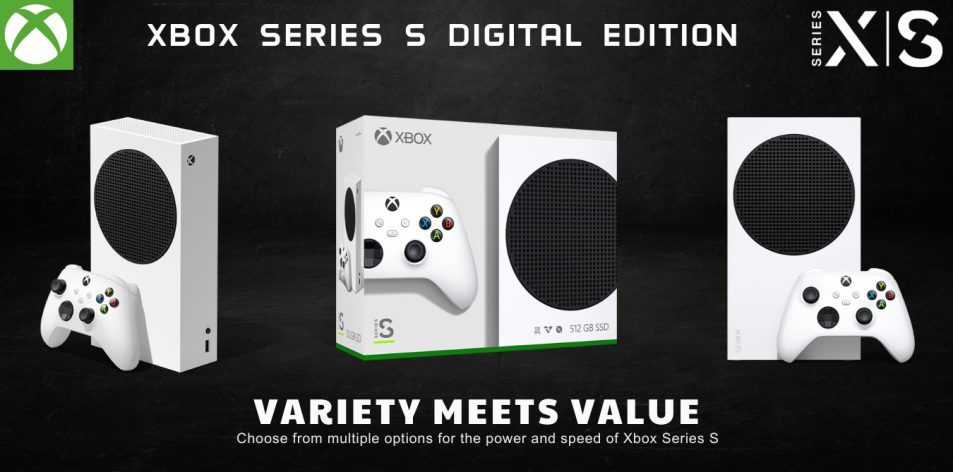 Xbox Series S (512GB SSD) All-Digital Gaming Console