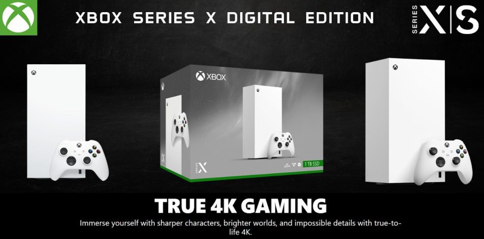 Xbox Series X Digital Edition (1TB SSD)