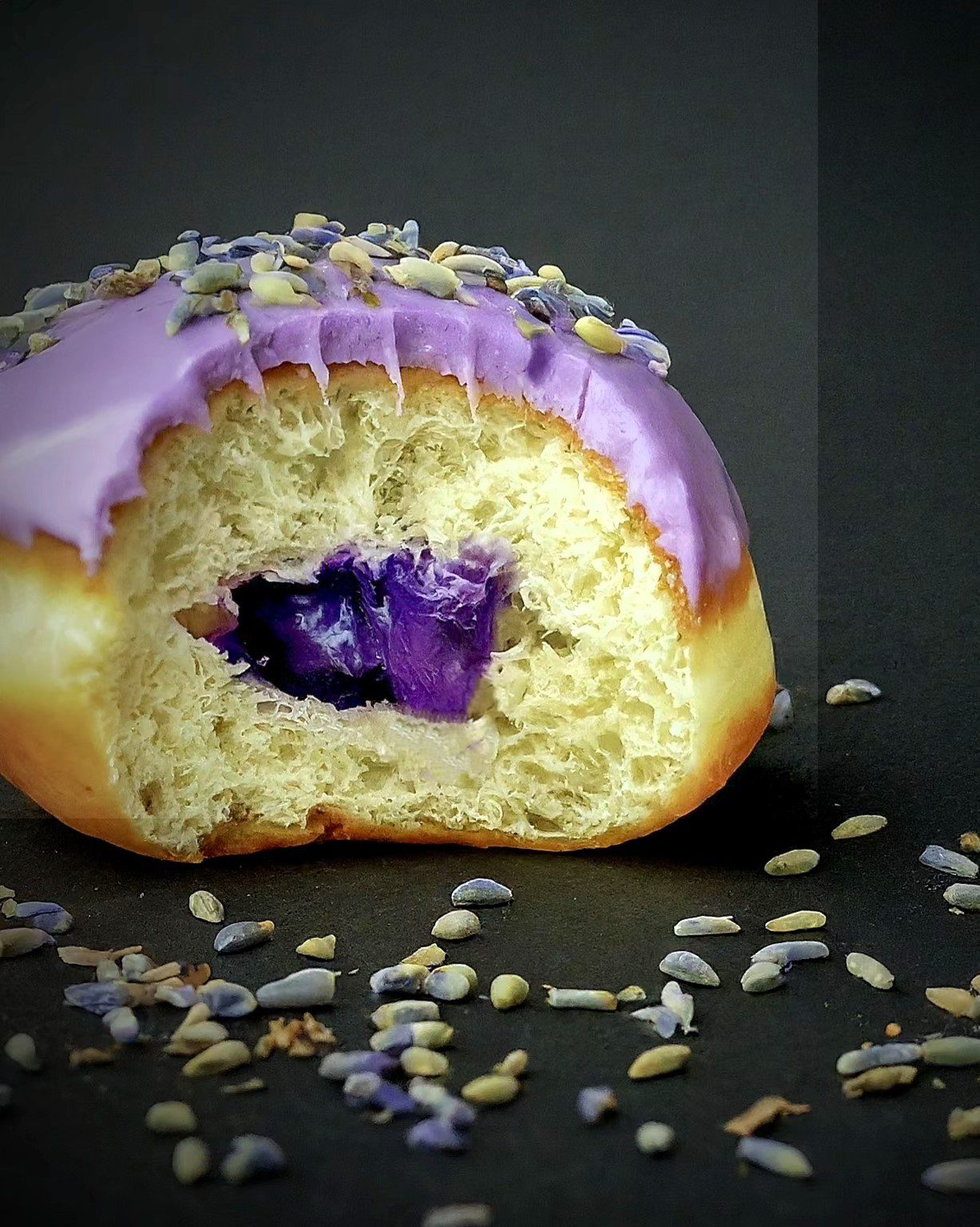 Lavender Bomboloni