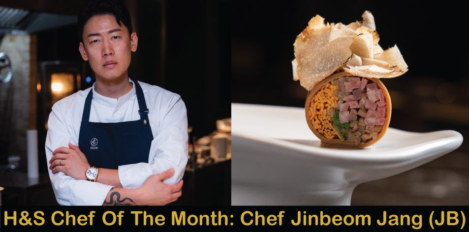 Acorn Roll With Galbi & Burdock Purée by Chef Jinbeom Jang (JB), H&S Chef Of The Month