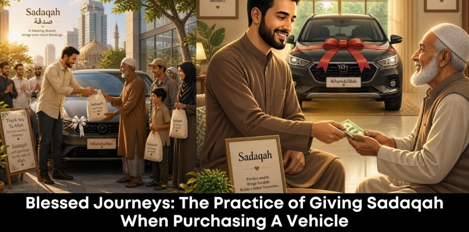 Blessed Journeys- The Practice of Giving Sadaqah When Purchasing a Vehicle