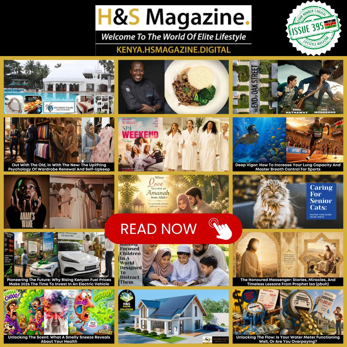 New H&S Magazine Grid Collage Issue 395
