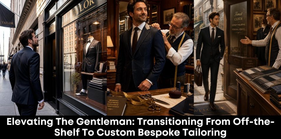 Elevating the Gentleman- Transitioning from Off-the-Shelf to Custom Bespoke Tailoring