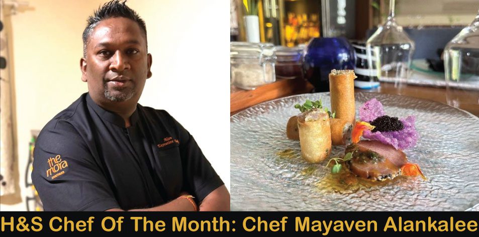 Duo Of Yellowfin Tuna Tartare Cannelloni & Tuna Tataki by Chef Mayaven Alankalee, H&S Chef Of The Month