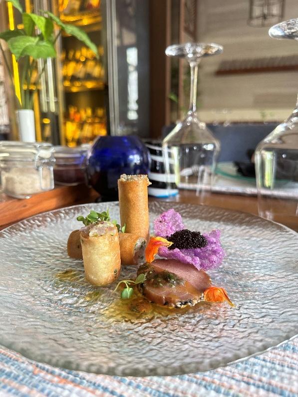 Duo Of Yellowfin Tuna Tartare Cannelloni & Tuna Tataki