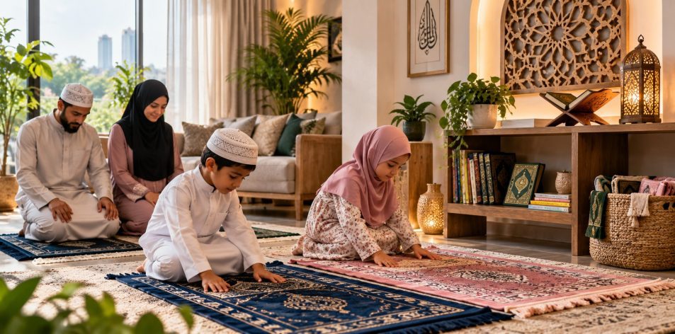 Creating A Dedicated Prayer Space At Home- Helping Children Build A Consistent Salah Routine