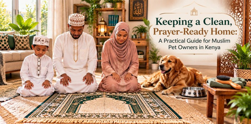 Keeping a Clean, Prayer‑Ready Home- A Practical Guide for Muslim Pet Owners in Kenya